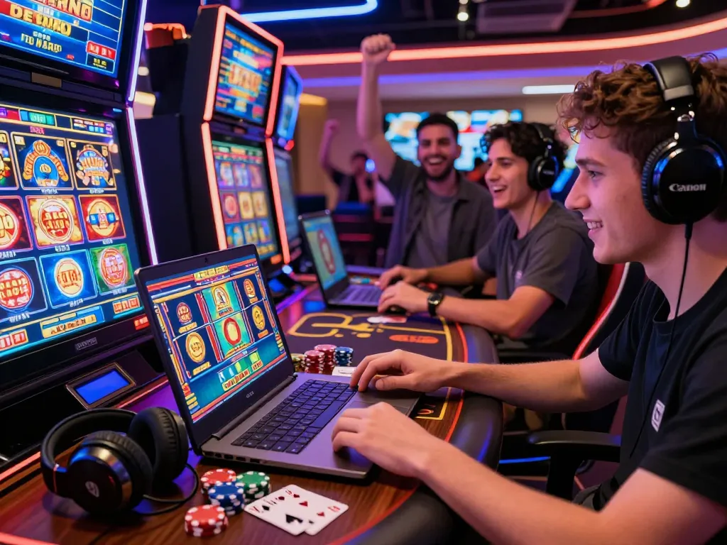 Exciting gaming atmosphere showcasing the link hitclub mới nhất for players seeking thrilling online casino experiences.