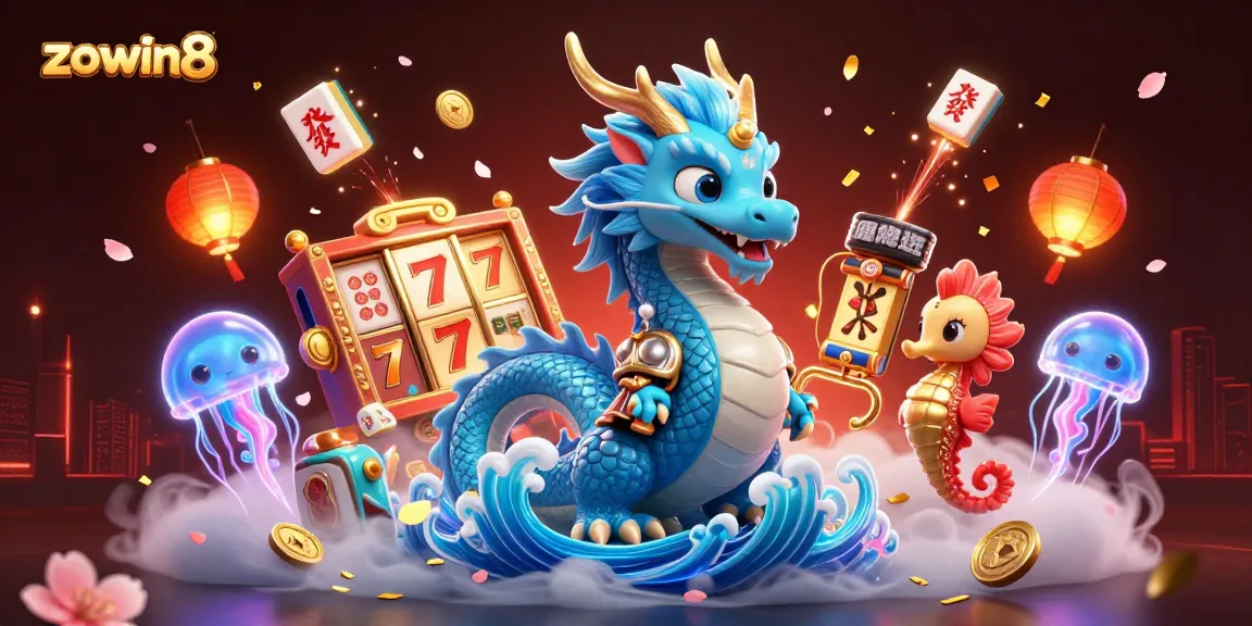 Experience thrilling action at zowin8 featuring vibrant characters in a dynamic casino scene.