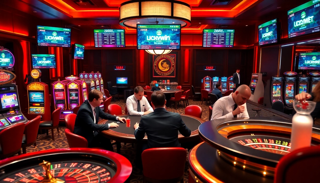 Experience thrilling gameplay at LuckyWin with vibrant slots and exciting poker tables.