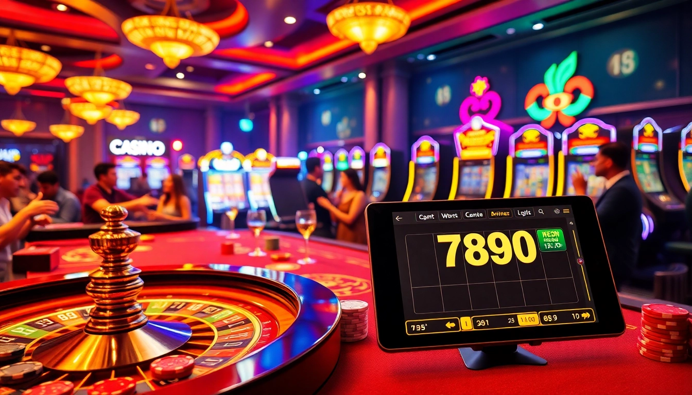 Experience thrilling gaming opportunities with 789 win at a luxurious casino table filled with excitement.
