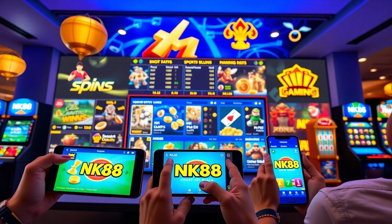 Engaging online gaming interface featuring NK88 with vibrant colors and interactive elements.