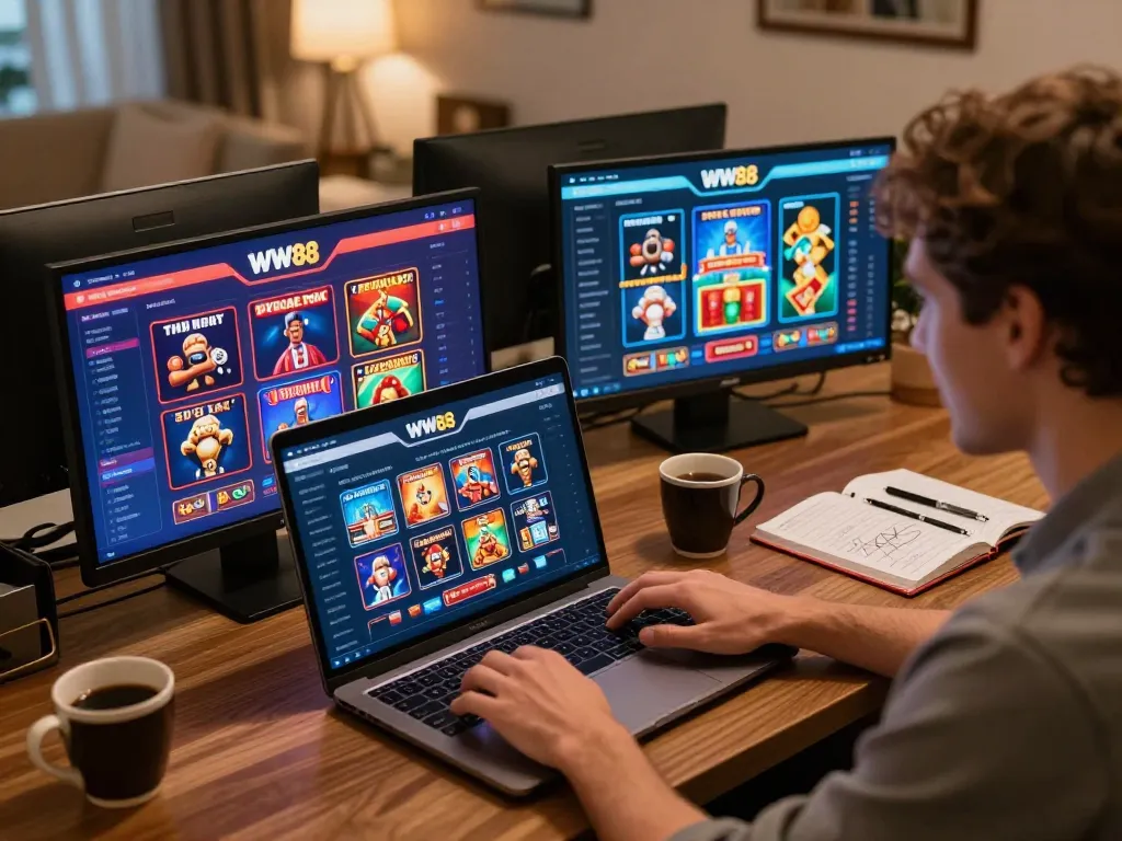 Engaging online gameplay at WW88 showcasing vibrant casino interface and strategic setup.