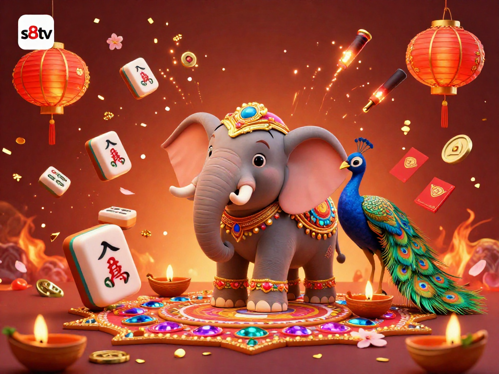S8TV draws gamblers into an immersive sports betting experience with vibrant colors and dynamic elements.