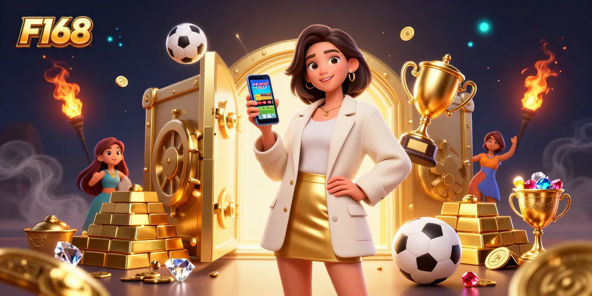 Participate in F168's exciting sports betting scene while exploring treasures and gems.