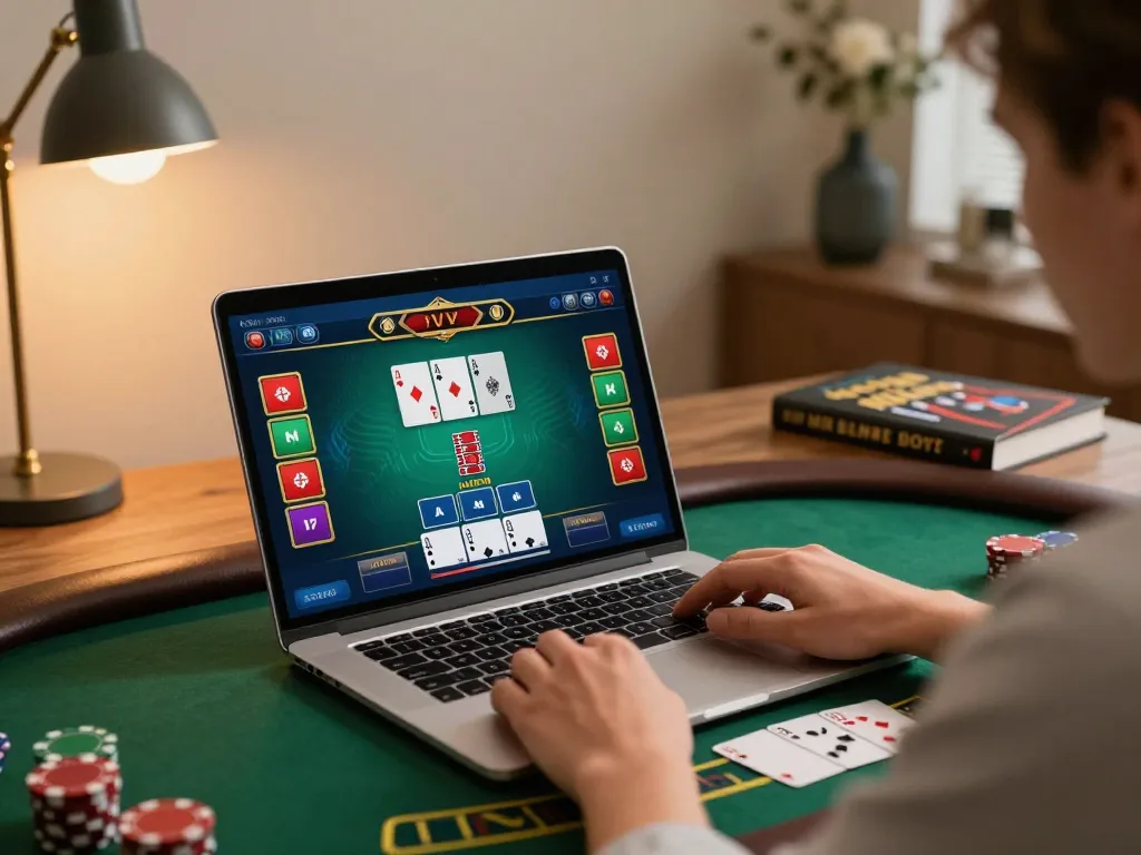 Engaging online blackjack session on trang chủ 79king, showcasing strategic gameplay and excitement.