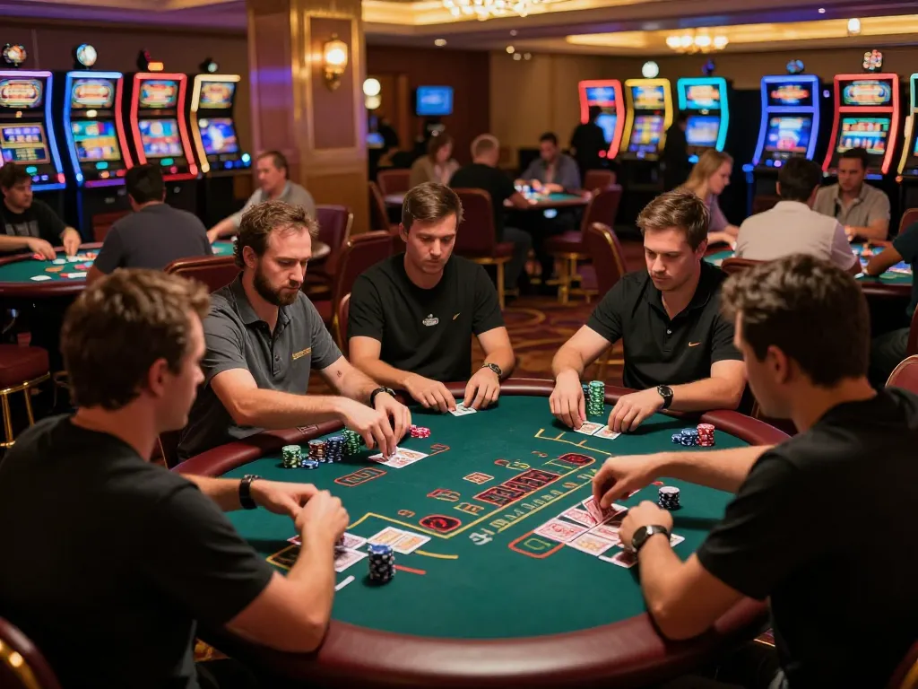 Players engaging in black jack, showcasing excitement and strategy at 88aa casino tables.