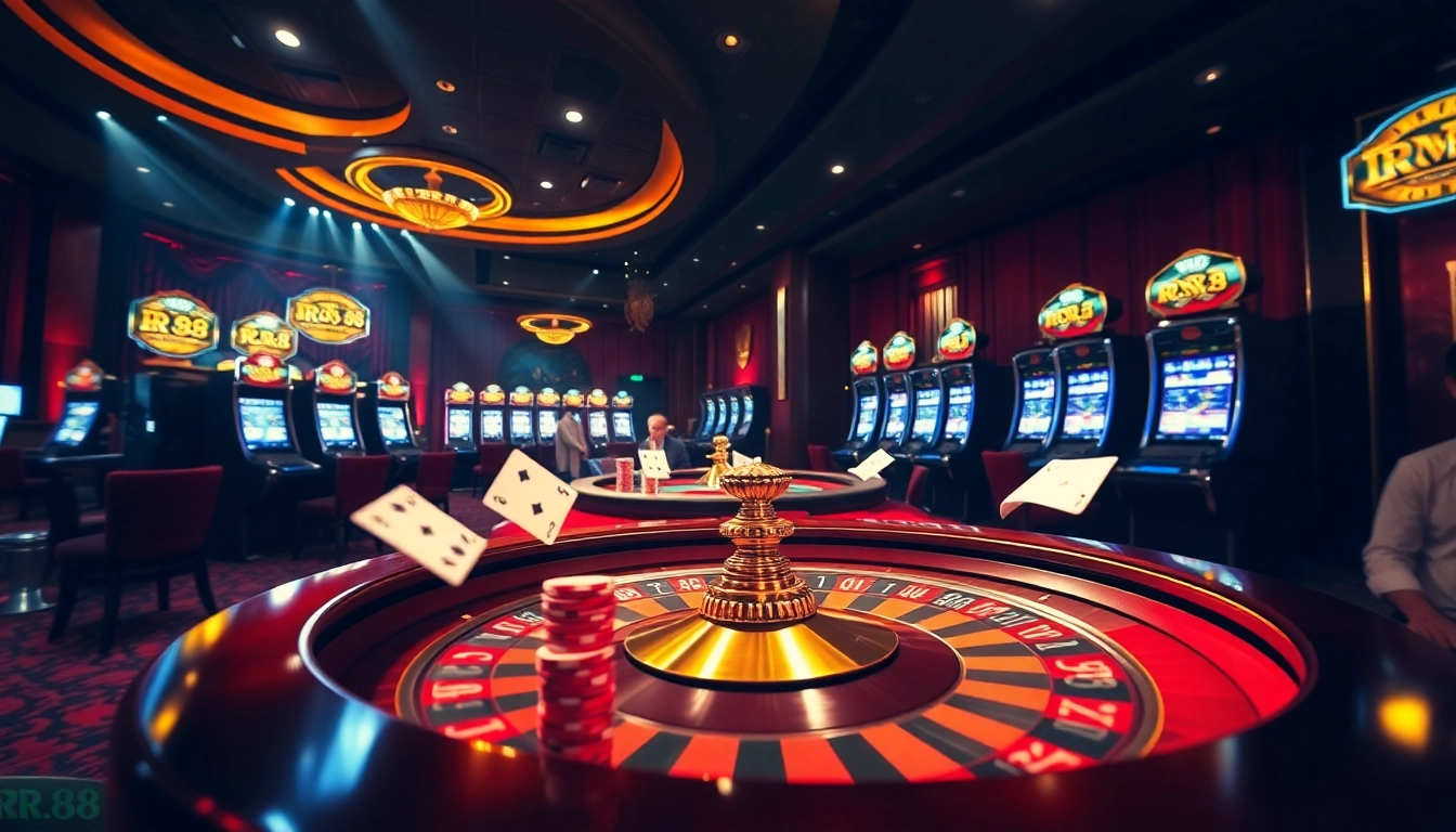 Experience the thrill of RR 88 with lively casino games and vibrant atmosphere.