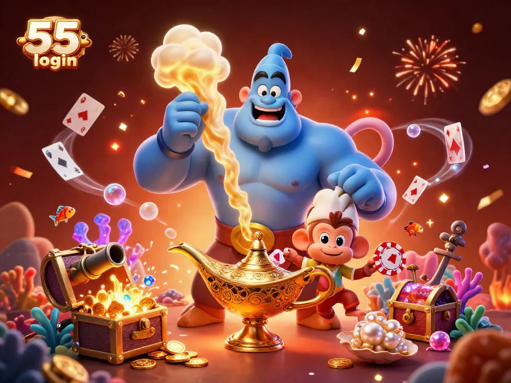 Experience seamless gaming with 55 lottery login while enjoying vibrant casino elements.