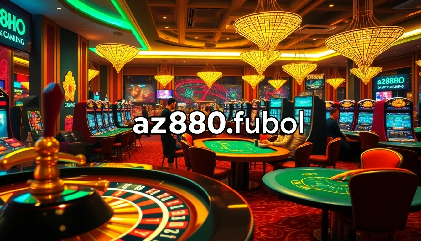 Players enjoying immersive games at az888.fubol casino with exciting roulette and slot machines.