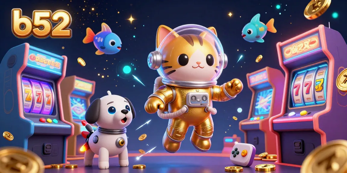 Play exciting casino games at b52 with vibrant slots and a galactic adventure!