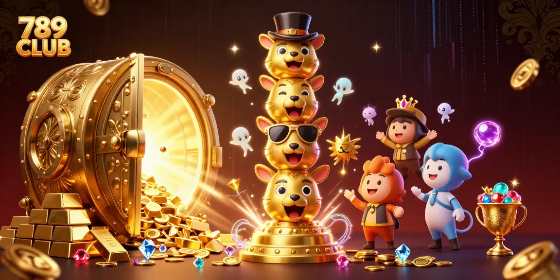 Experience excitement at 789 CLUB with this vibrant 3D illustration showcasing the thrilling essence of gaming.