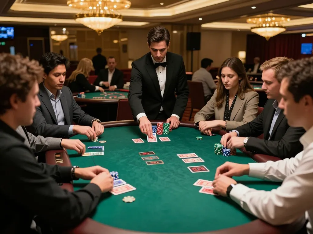 Players experiencing blackjack action at 13win co, showcasing excitement and strategic gameplay.