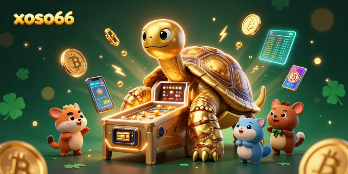 Win big with xoso66's immersive casino experience featuring vibrant 3D illustrations.