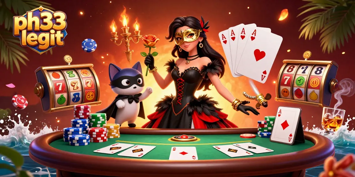 Experience the excitement of ph33 legit gaming with vibrant slots, poker, and casino thrill.