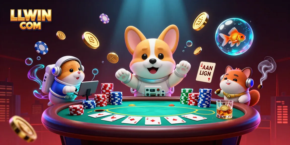Experience vibrant gambling action with LLWIN COM in a space casino scene full of excitement.
