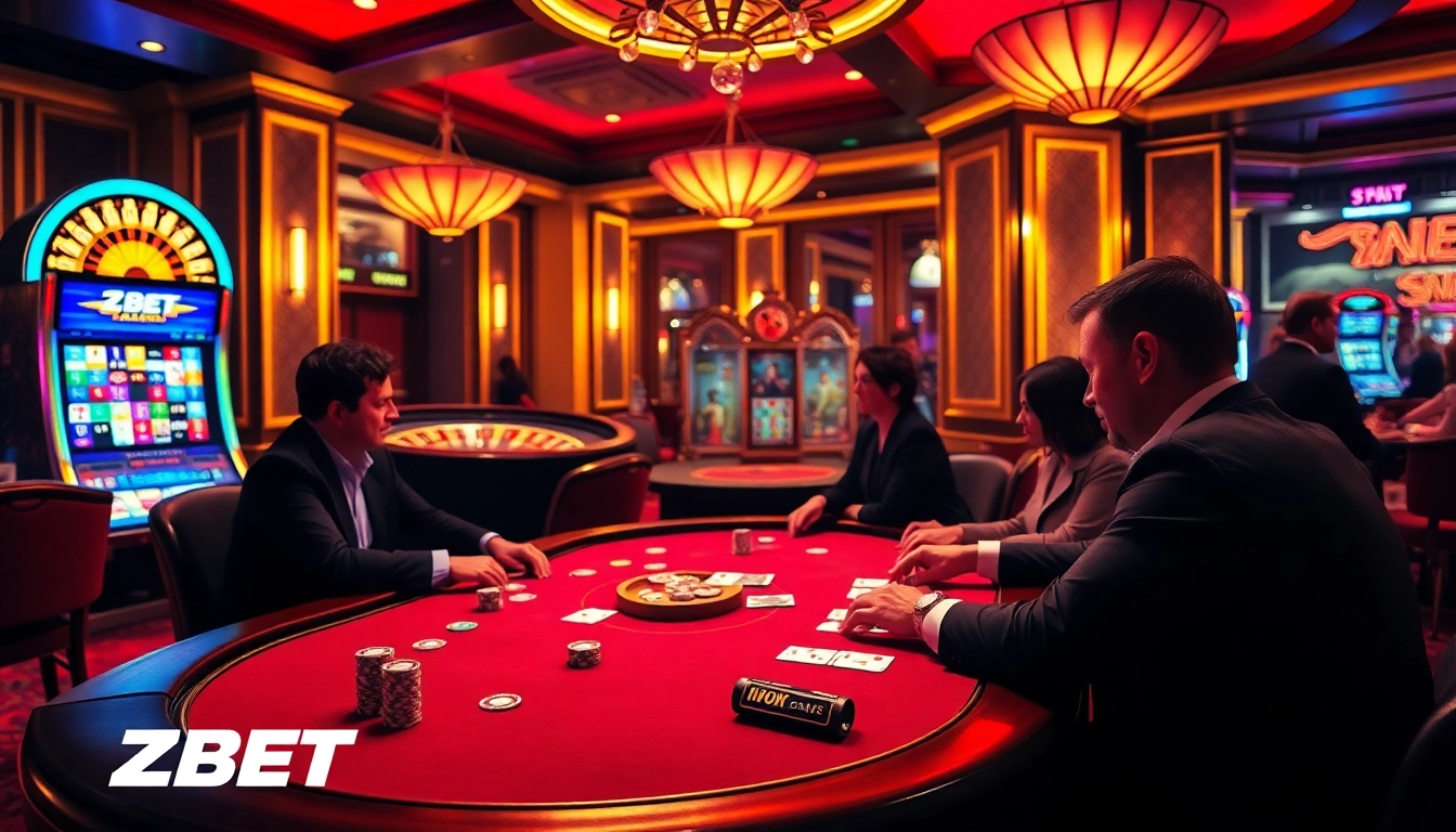 ZBET brings excitement to the casino with live poker and dynamic roulette action.
