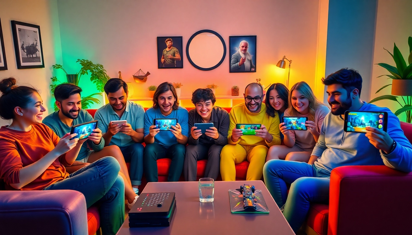 Experience the excitement of the rikvip game with friends in a vibrant gaming environment.