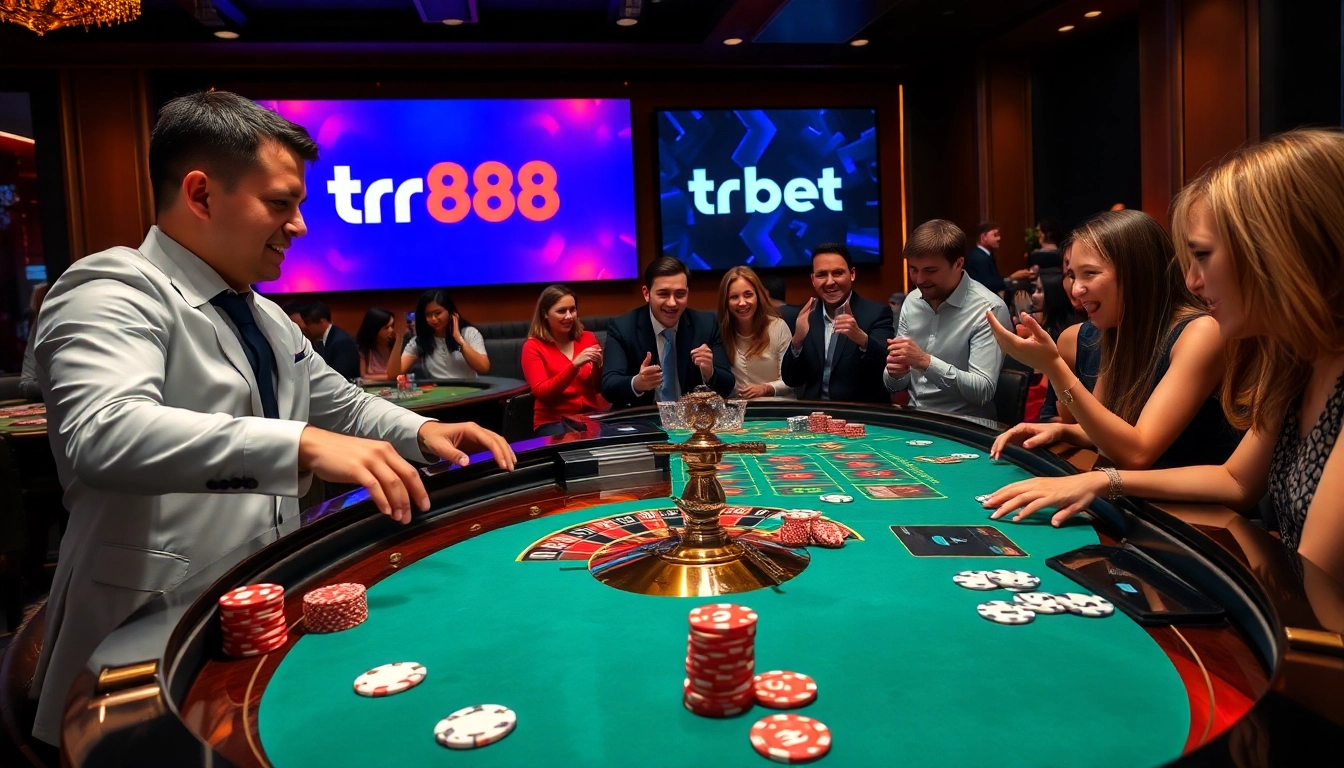 Experience thrilling wins at tr88 bet with luxury casino games and vibrant atmosphere.