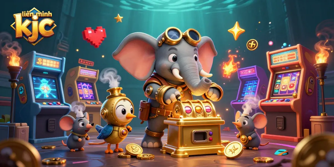 Experience thrilling gameplay with liên minh kjc in a dynamic 3D casino illustration featuring engaging characters.