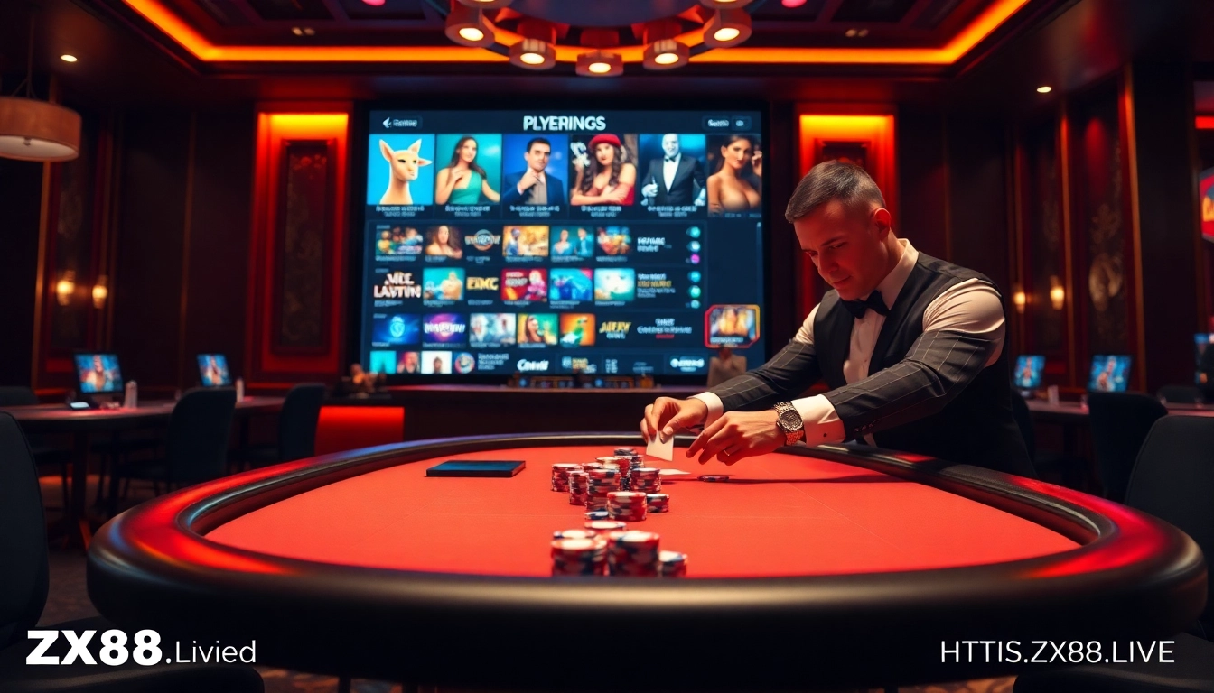 Join the thrills of poker at https://zx88.live/, where professional dealers and vibrant ambiance await gamblers.