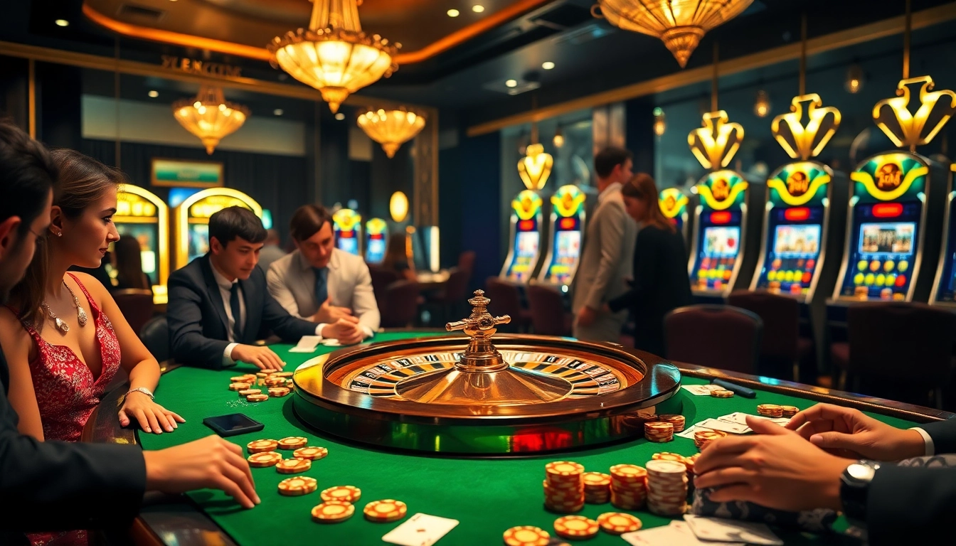Experience the thrill of gambling at https://rr9977.com/ with a vibrant casino scene featuring roulette.