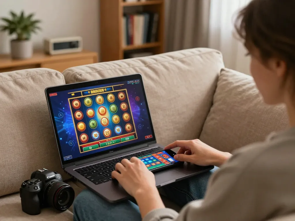 Terlibat dalam permainan situs slot gacor online dari rumah dengan visual yang menarik dan pengaturan strategis