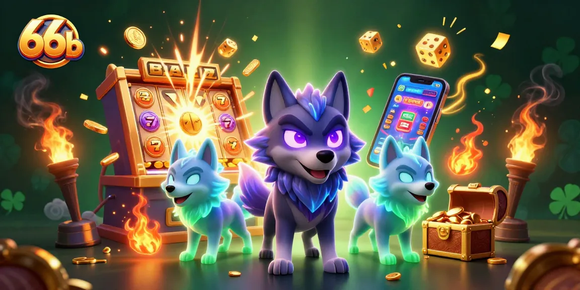 Engage in thrilling 66b slots with a jackpot explosion of coins and vibrant casino elements.