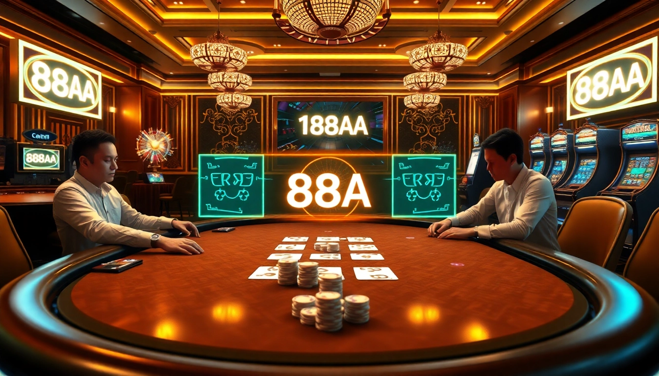Experience the thrilling atmosphere of 88aa with exciting casino games and luxurious gaming environments.
