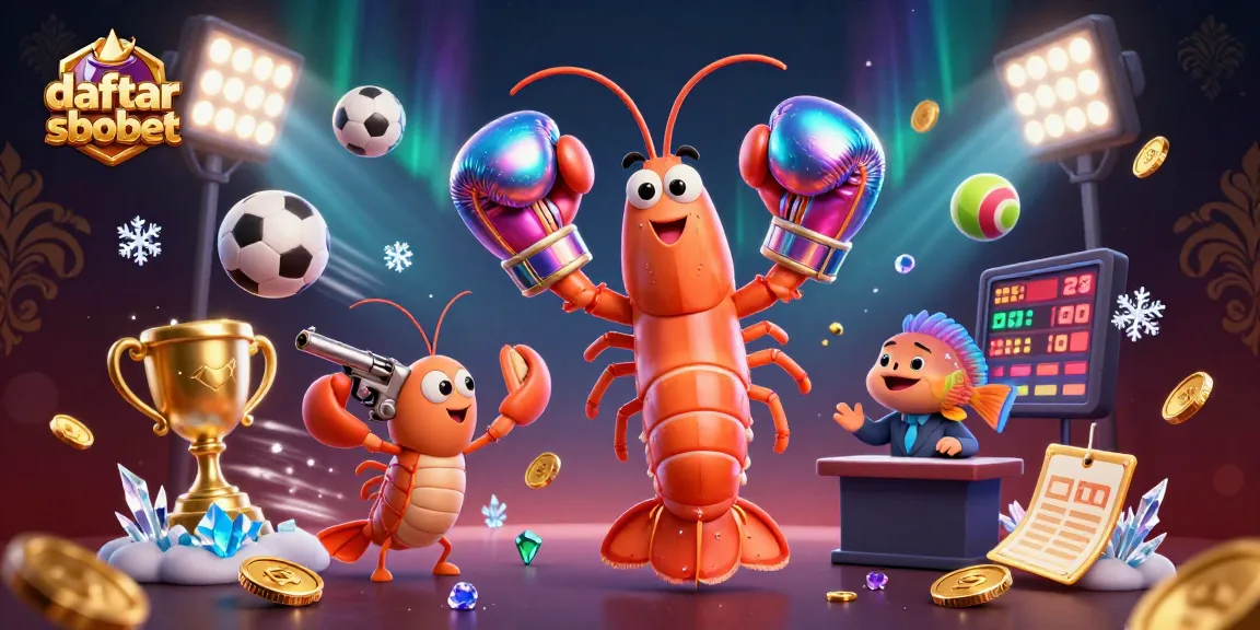 Bet big with daftar sbobet at the sports betting showdown featuring animated shrimp champions