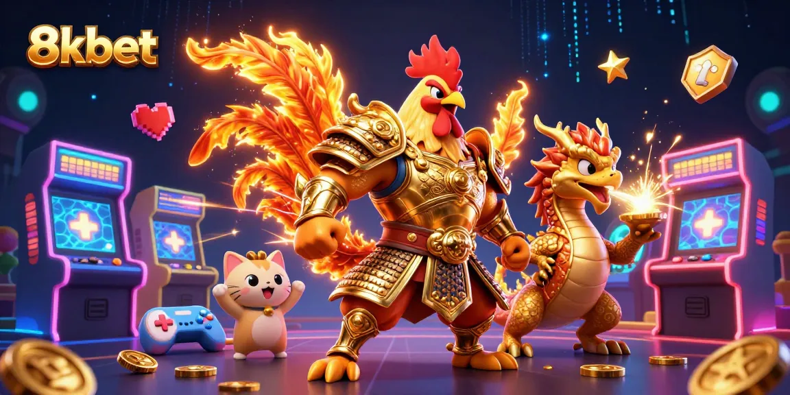 Engage in exciting gameplay at 8kbet with vibrant characters and dynamic casino elements.