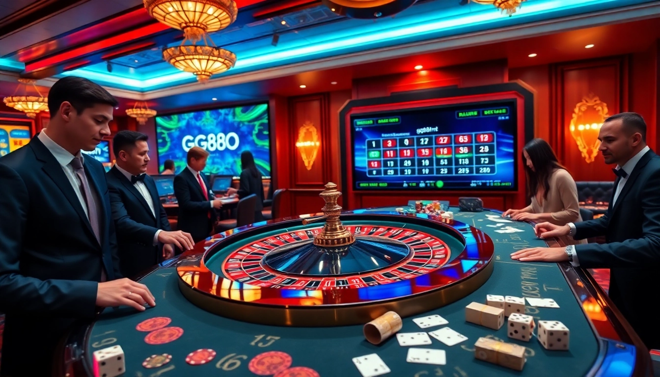 Experience the excitement of betting at https://gg888.info/ in a luxurious casino setting.