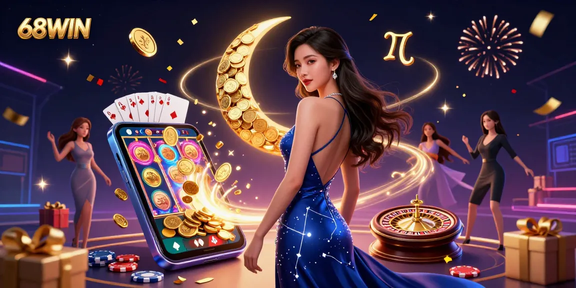 Play exciting games at 68WIN with stunning graphics, spinning reels, and celebratory visuals!
