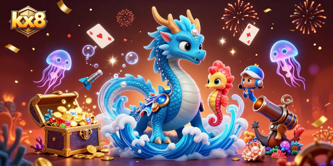 Engage with the vibrant kx8 online gaming scene featuring mythical creatures and exciting casino elements.