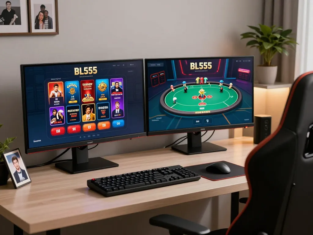 Engaged player using bl555 platform for a dynamic online casino experience.