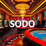 Engage in an exciting game at SODO Casino with vibrant tables and dynamic players.