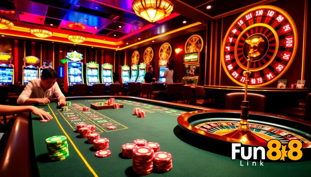 Experience the excitement of gambling at Fun88 link with vibrant tables and thrilling games.